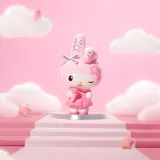 POP MART-HELLO KITTY AND FRIENDS - Colección"Fiesta Rosa"Figuras - My Melody