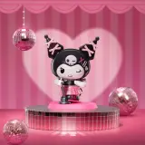 POP MART-HELLO KITTY AND FRIENDS - Colección"Fiesta Rosa"Figuras - Kuromi ((Versión Especial))