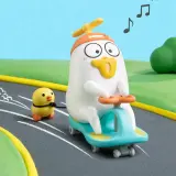 POP MART-Duckyo Serie “Niño Eterno” – Figuras coleccionables - Dando Vueltas(Secreto)