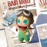 POP MART-BABY MOLLY – Colección "Exploración Abrazable" Figuras en Cajas Misteriosas - Abraza el Cielo
