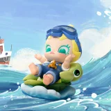 POP MART-BABY MOLLY – Colección "Exploración Abrazable" Figuras en Cajas Misteriosas - Abraza el Océano
