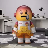 POP MART-MEGA SPACE MOLLY 100% × emoji™ - UNA SITUACIÓN DIFÍCIL