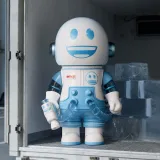 POP MART-MEGA SPACE MOLLY 100% × emoji™ - SONRISA CONGELADA