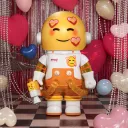 POP MART-MEGA SPACE MOLLY 100% × emoji™ - ADMIRACIÓN