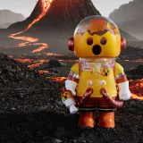 POP MART-MEGA SPACE MOLLY 100% × emoji™ - MENTE ABIERTA (Secreto)