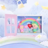 POP MART-Colección Sweet Bean: Escenarios para Celebrar los Días Ordinarios - Abrazo Arcoíris