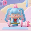 POP MART-SUPERTUTU - Colección"HAPPY-ING!"Figuras en Cajas Misteriosas - Poder de la Dona