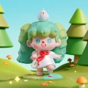 POP MART-SUPERTUTU - Colección"HAPPY-ING!"Figuras en Cajas Misteriosas - Bosque de Energía