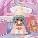 POP MART-Lil Peach Riot Sleepover Series Figures - Frankie-Morning Coffee