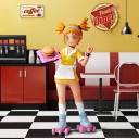 POP MART-Peach Riot Rush Hour Series Figures - Gigi - Diner