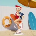POP MART-Peach Riot Rush Hour Series Figures - Poppy - Life Guard