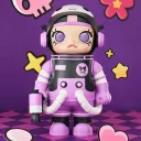POP MART-MEGA SPACE MOLLY 400% Hello Kitty and Friends Series - KUROMI