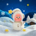 POP MART-Twinkle Twinkle Sweet Dreams Forecast Series-Plush Pendant Blind Box - Hug from Snowman