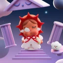 POP MART-CRYBABY CRYING TO THE MOON SERIES FIGURES - THE SLEEPY SUNNY