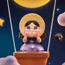 POP MART-CRYBABY CRYING TO THE MOON SERIES FIGURES - THE FULL MOON