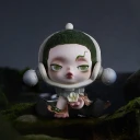 POP MART-SKULLPANDA The Ink Plum Blossom Series Figures - The Moss