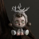 POP MART-SKULLPANDA The Ink Plum Blossom Series Figures - The Root
