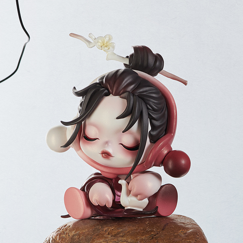 Labubu SKULLPANDA The Ink Plum Blossom Series Figures｜Ink Style