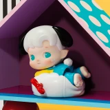 POP MART-HACIPUPU – Colección “Rodando Por el Tiempo” Cajas Misteriosas de Figuras Coleccionables - Perro Saltarín
