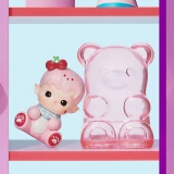 POP MART-HACIPUPU – Colección “Rodando Por el Tiempo” Cajas Misteriosas de Figuras Coleccionables - Oso Travieso