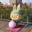 POP MART-THE MONSTERS Lazy Yoga Series Figures - Zone Out
