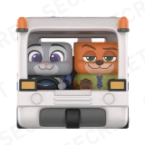 POP MART-Disney Zootopia POP CUBE-1 Series Figures - Judy's Meter Maid Cart（Secret）