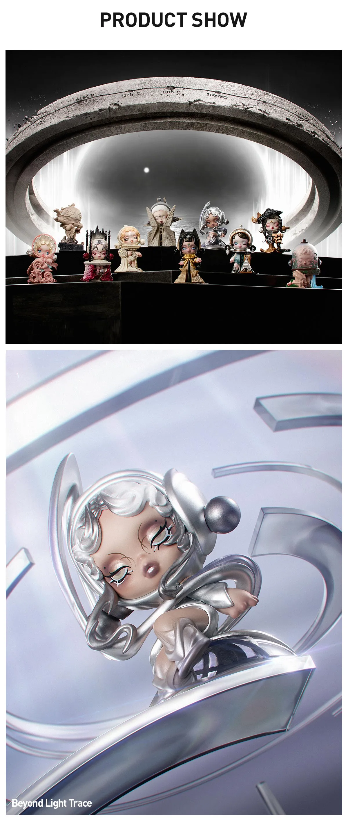 SKULLPANDA WHERE TIME DWELLS Series Figures