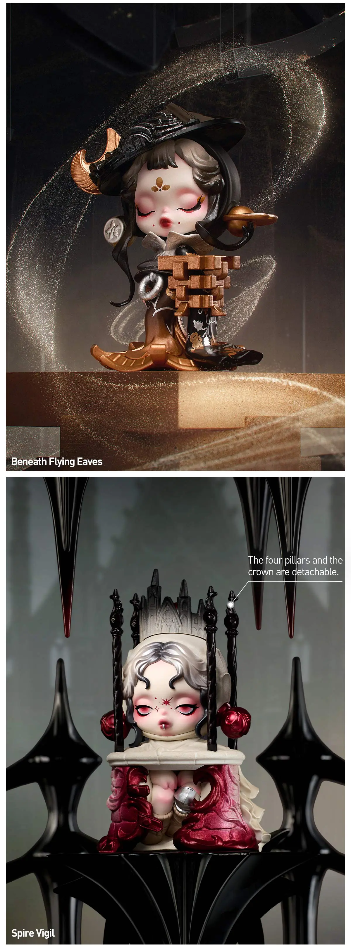 SKULLPANDA WHERE TIME DWELLS Series Figures