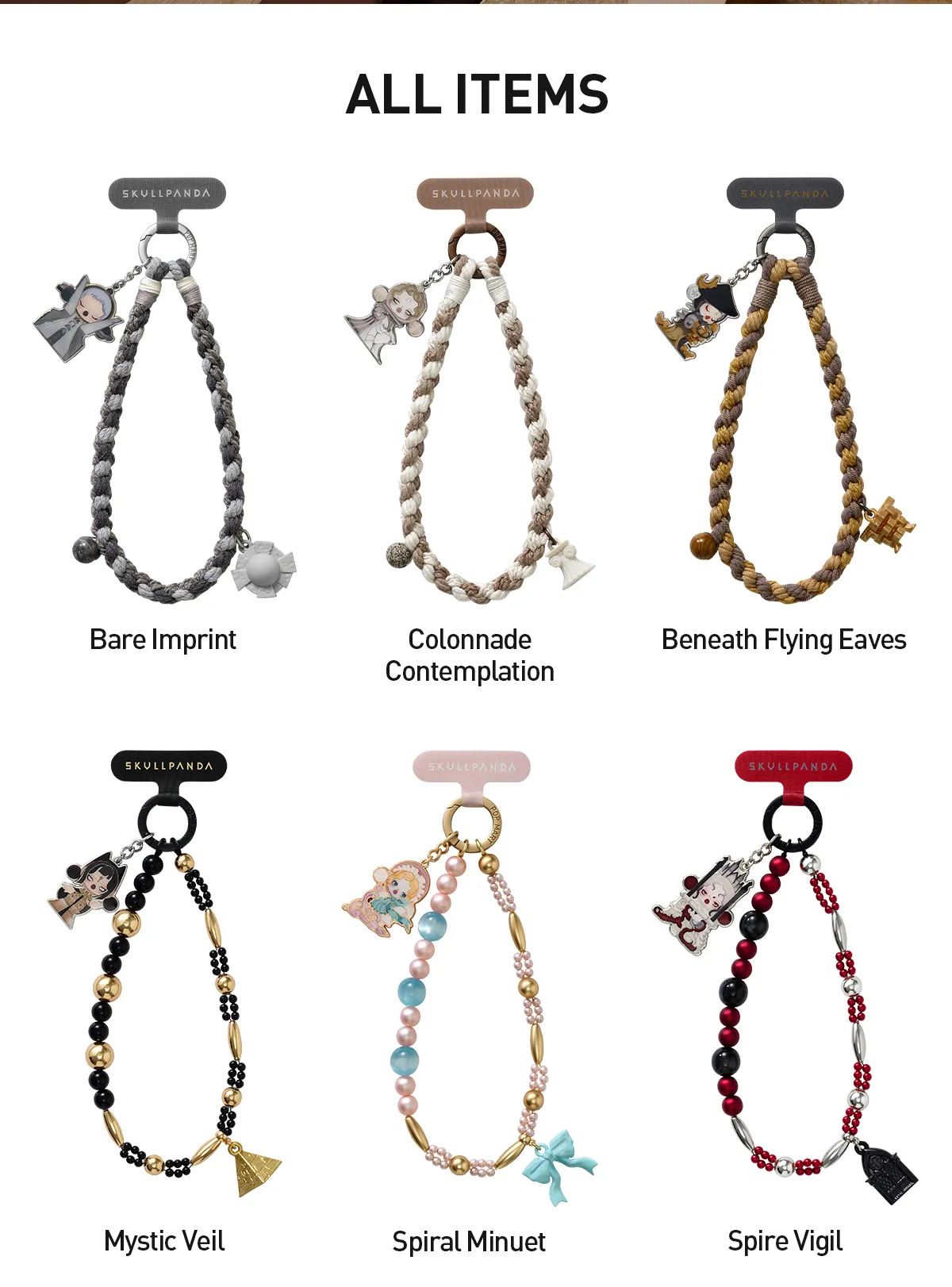 SKULLPANDA WHERE TIME DWELLS Series Phone Lanyard