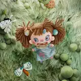 POP MART-POLAR - Colección"Bollito Despeinado"Colgantes de Peluche en Cajas Misteriosas - Sleepwalk Oops