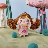 POP MART-POLAR - Colección"Bollito Despeinado"Colgantes de Peluche en Cajas Misteriosas - Clingy Spore