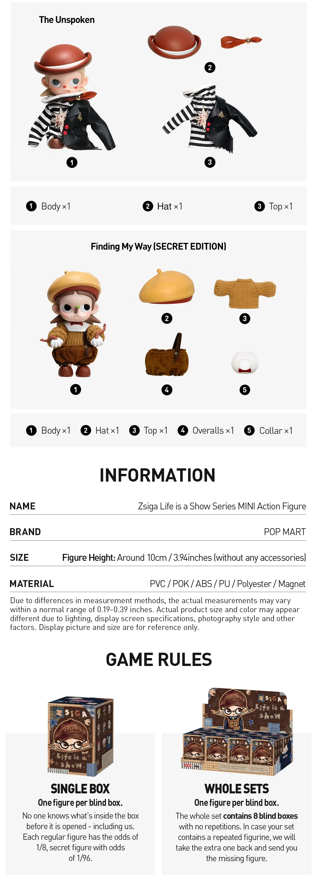 Zsiga Life is a Show Series MINI Action Figure