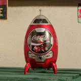 POP MART-MEGA SPACE MOLLY Vintage Coca-Cola Decoración de Cohete - Banner 2