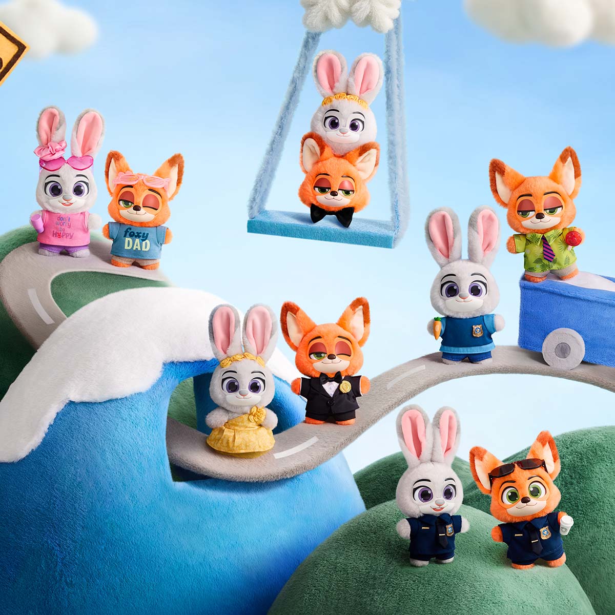POP MART Zootopia アクションフィギュアセット POP MART × Zootopia🦊🐰