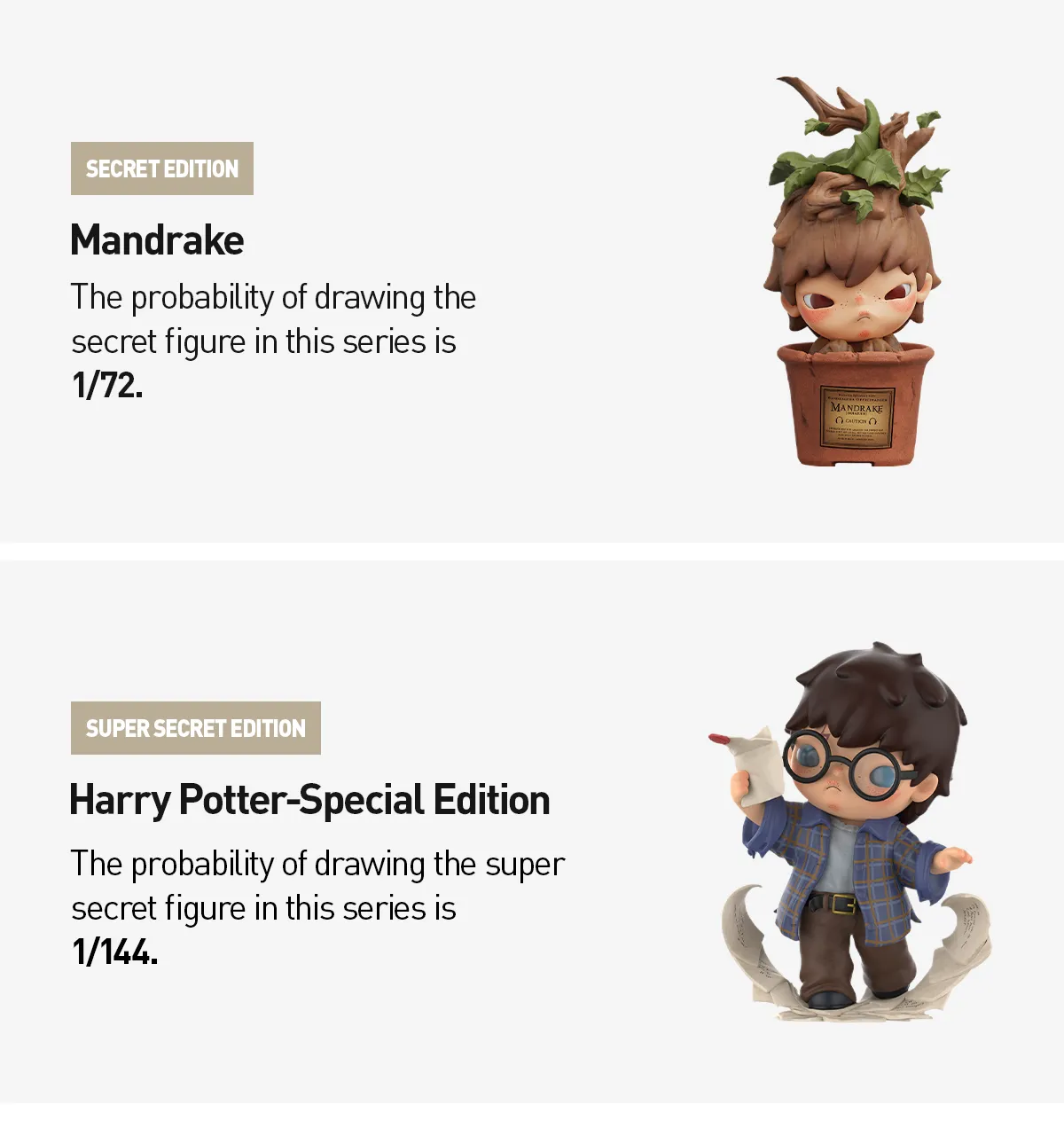 Hirono × Harry Potter Series Figures