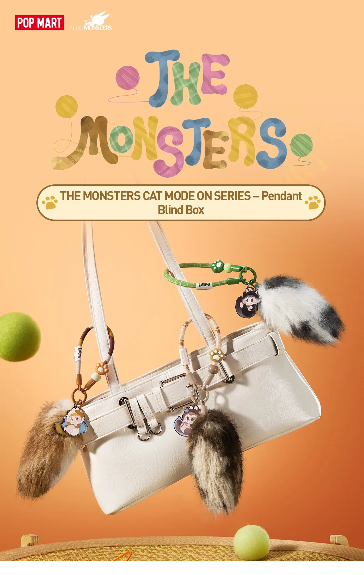 THE MONSTERS CAT MODE ON SERIES - Pendant Blind Box