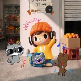 POP MART-Merodi Snack Time Series Figures - Cookie-Headphone DJ