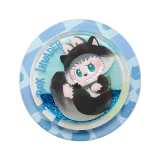 POP MART-THE MONSTERS CAT MODE ON SERIES - Magnetic Phone Holder Blind Box - MIDNIGHT KITTY