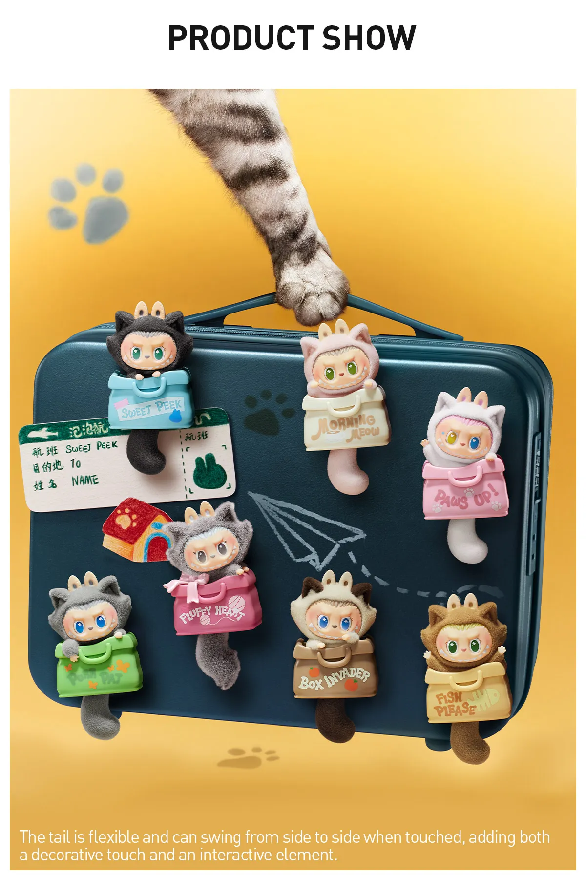 THE MONSTERS CAT MODE ON SERIES - Fridge Magnet Blind Box