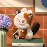 POP MART-THE MONSTERS CAT MODE ON SERIES - Vinyl Plush Pendant Blind Box - Calico Kitty