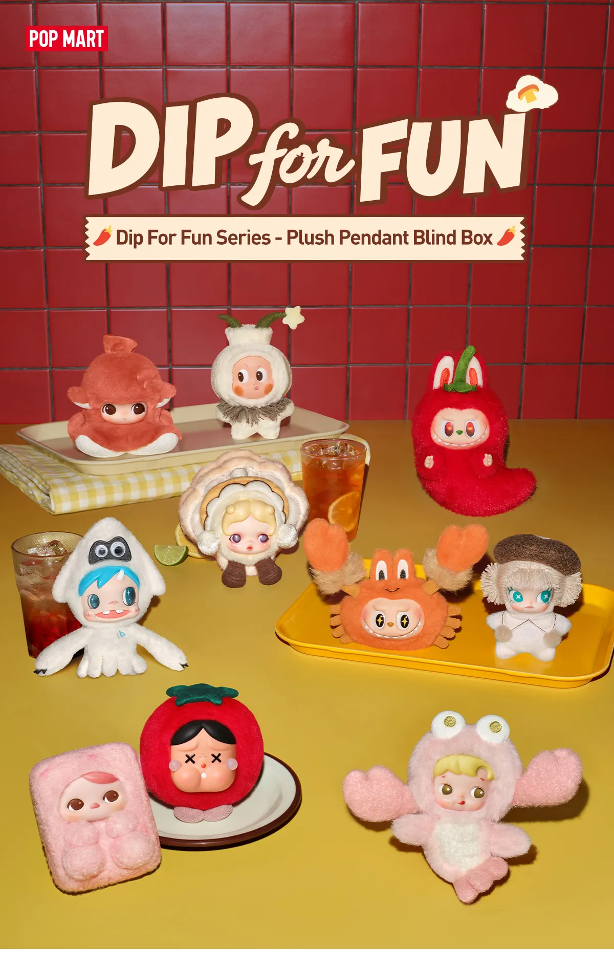 Dip For Fun Series - Plush Pendant Blind Box