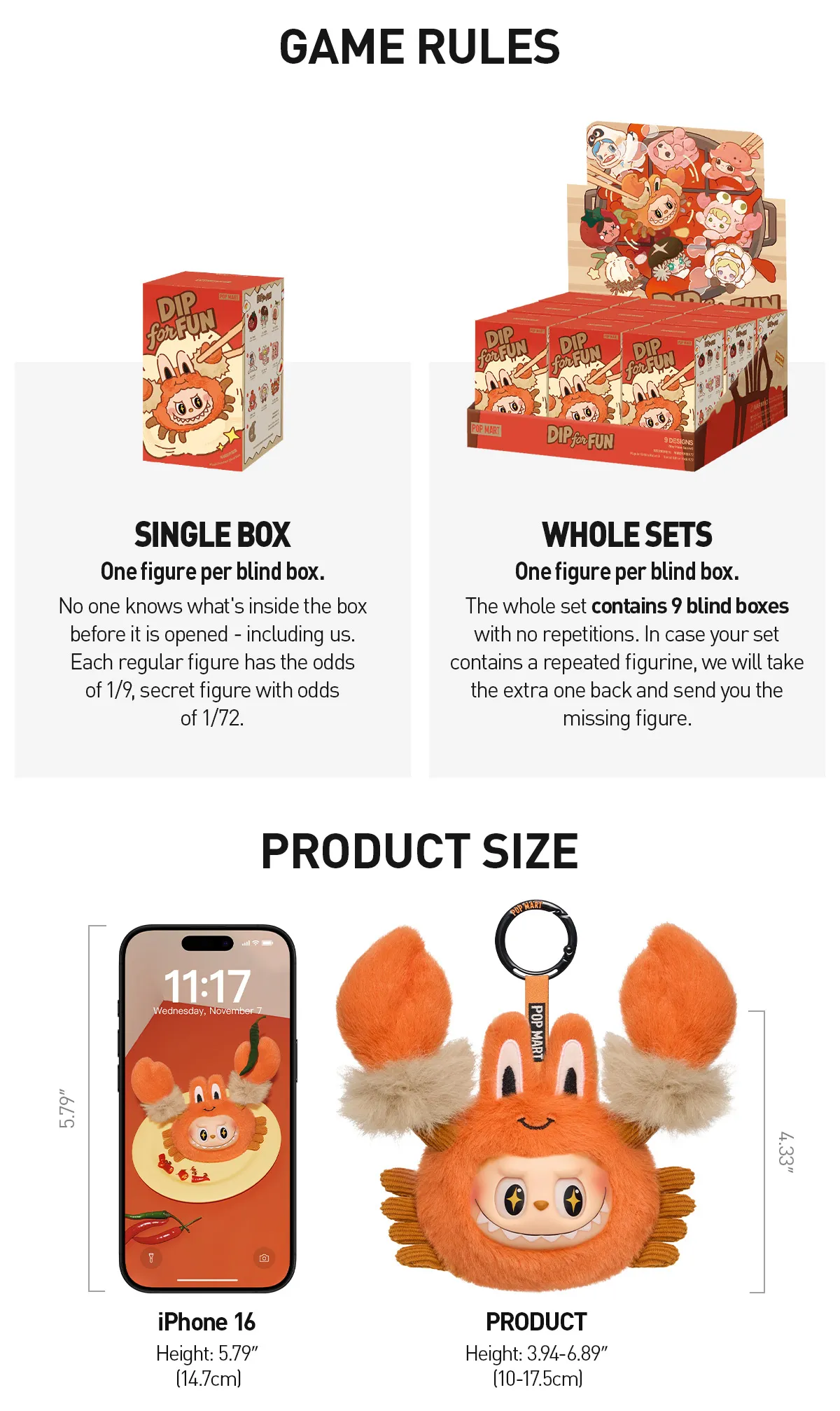 Dip For Fun Series - Plush Pendant Blind Box