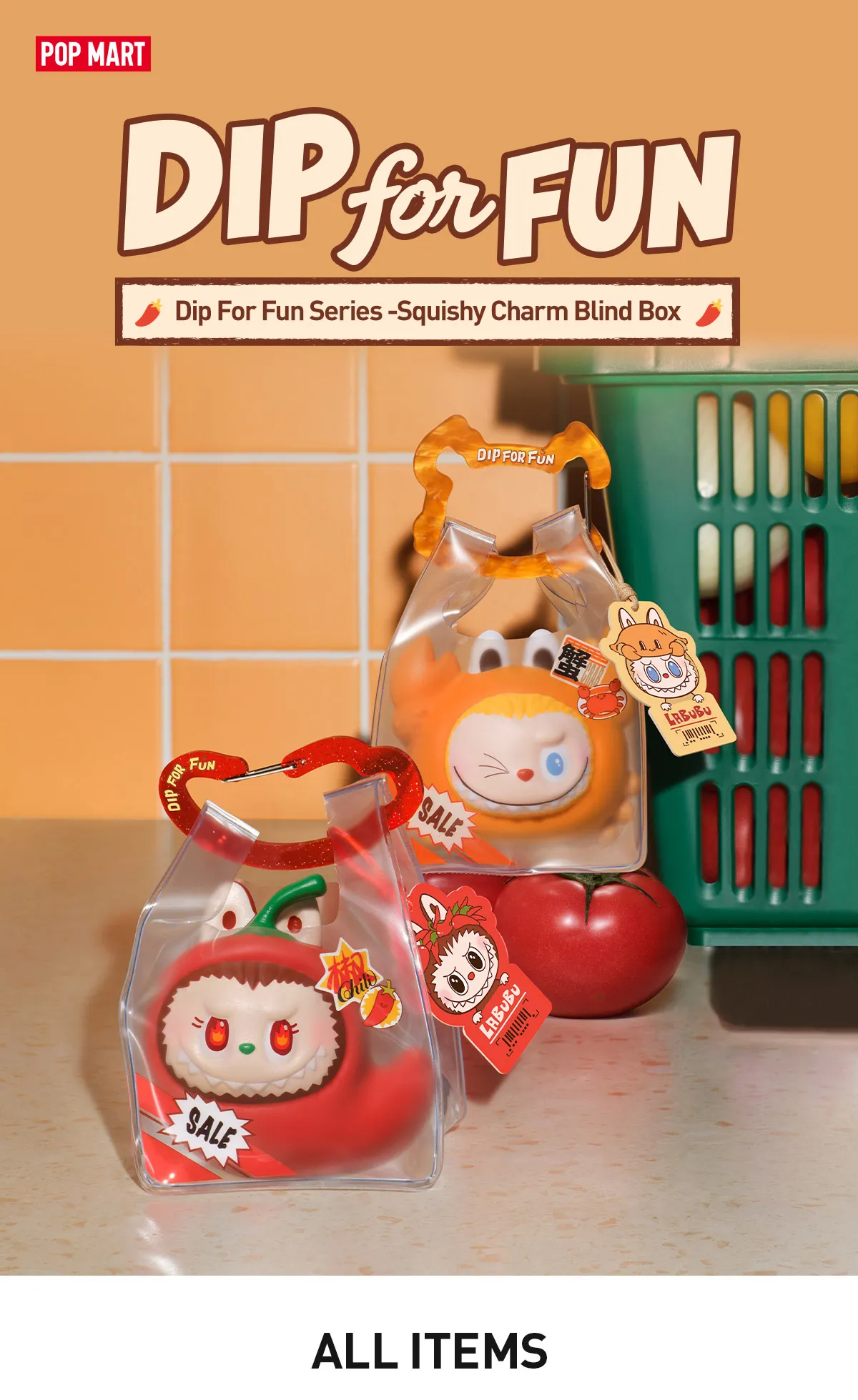 Pop Filter Boxes Dip For Fun Series -Squishy Charm Blind Box|POP MART US Official