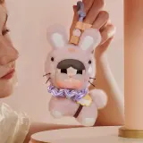 POP MART-CRYBABY Crying Round n Round Series - Vinyl Plush Pendant Blind Box - The Rabbit