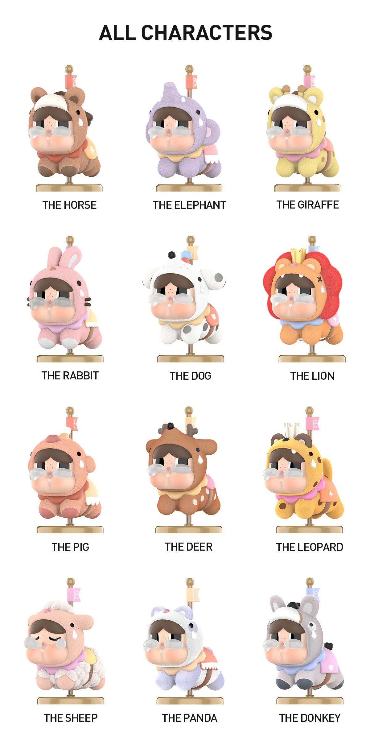 CRYBABY Crying Round n Round Series Figures