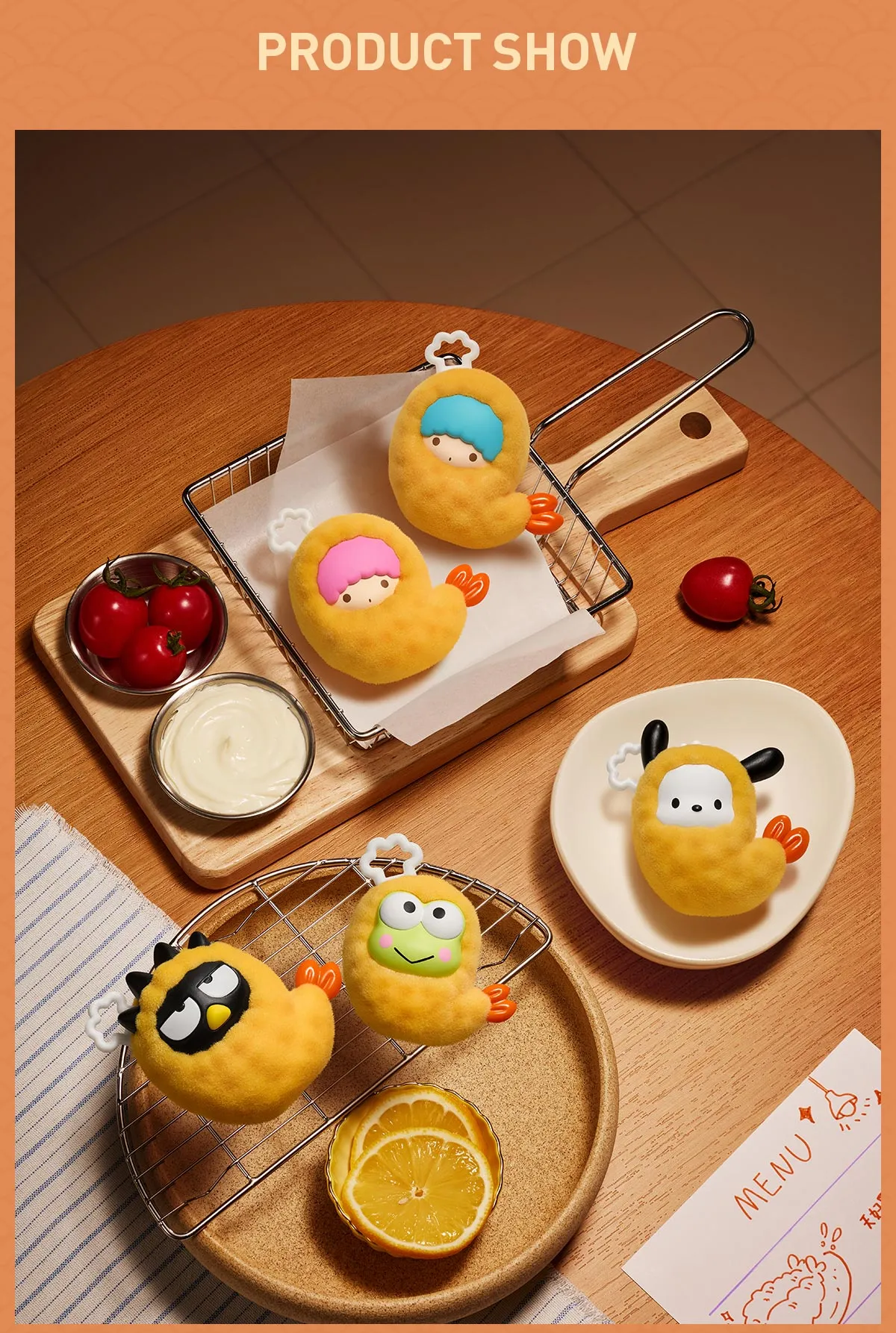 POP BEAN Hello Kitty and Friends Fried Shrimp Series