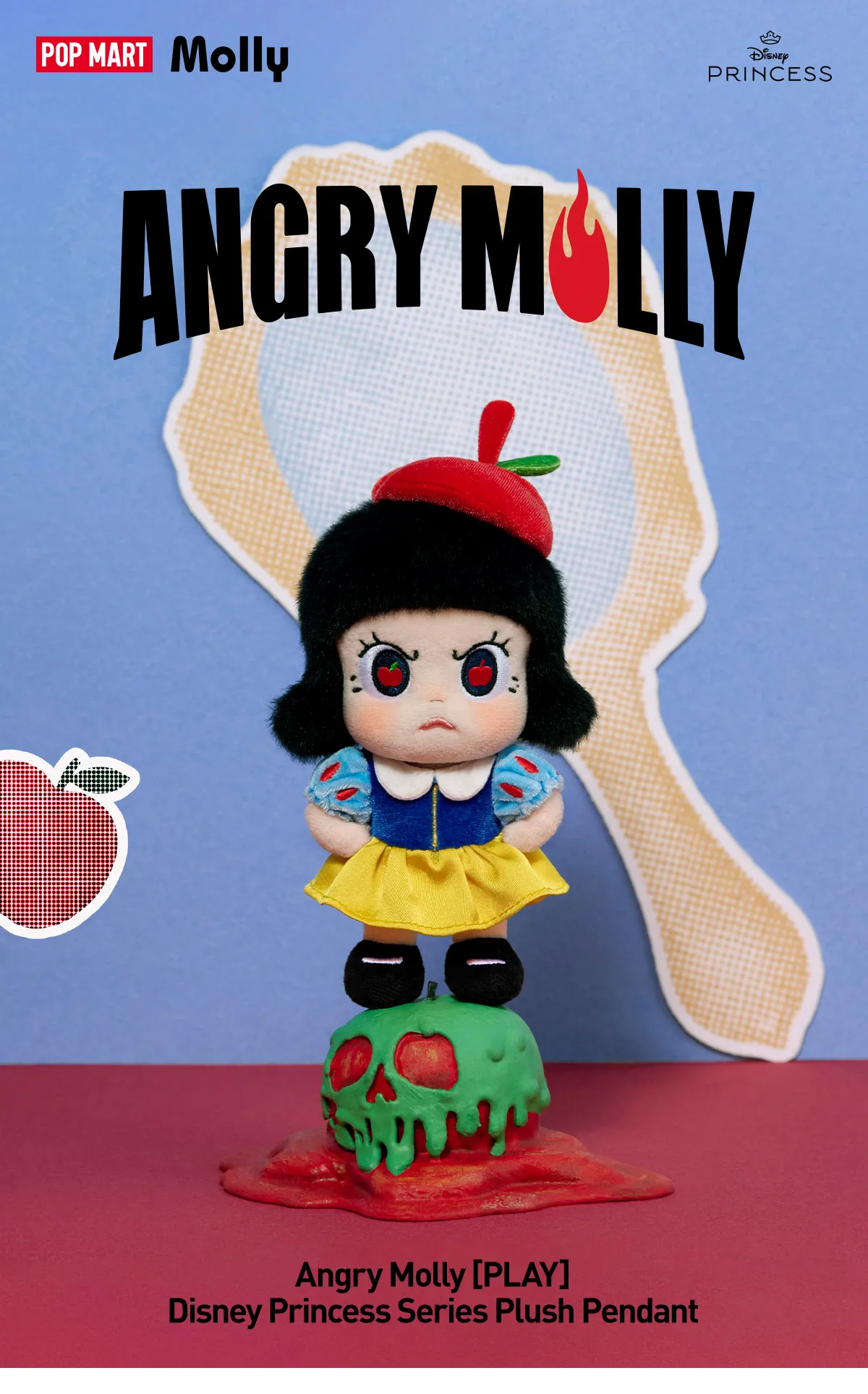 Angry Molly [PLAY] Disney Princess Series Plush Pendant