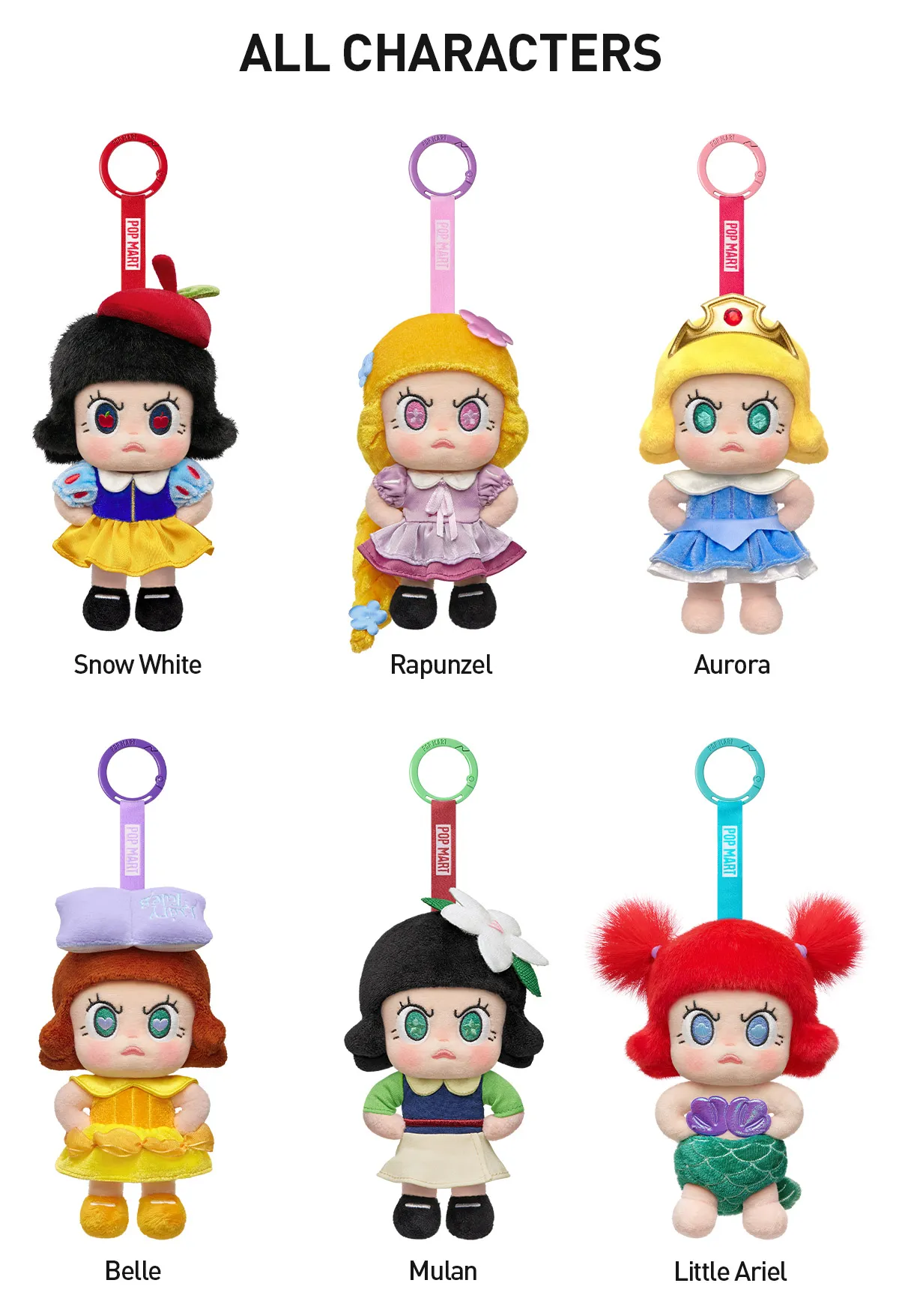 Angry Molly [PLAY] Disney Princess Series Plush Pendant