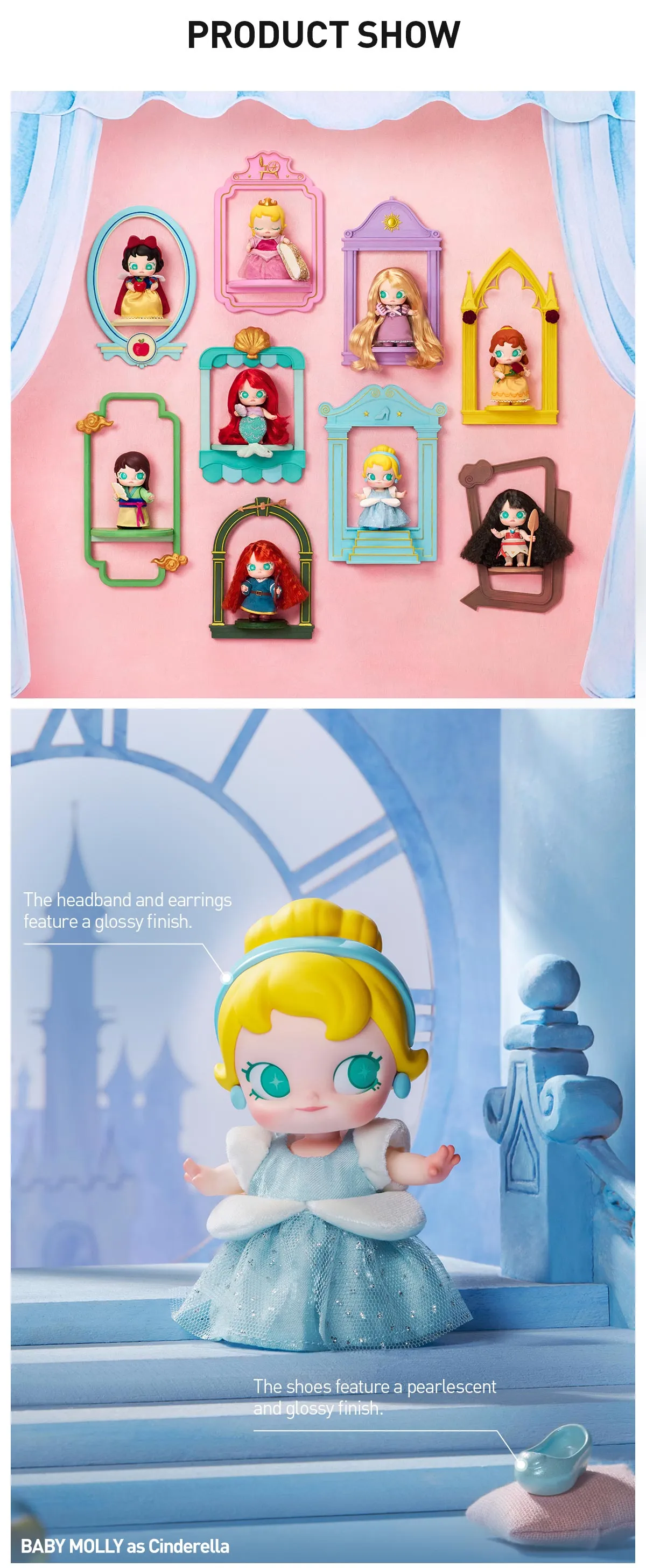 BABY MOLLY Disney Princess Series MINI Action Figure