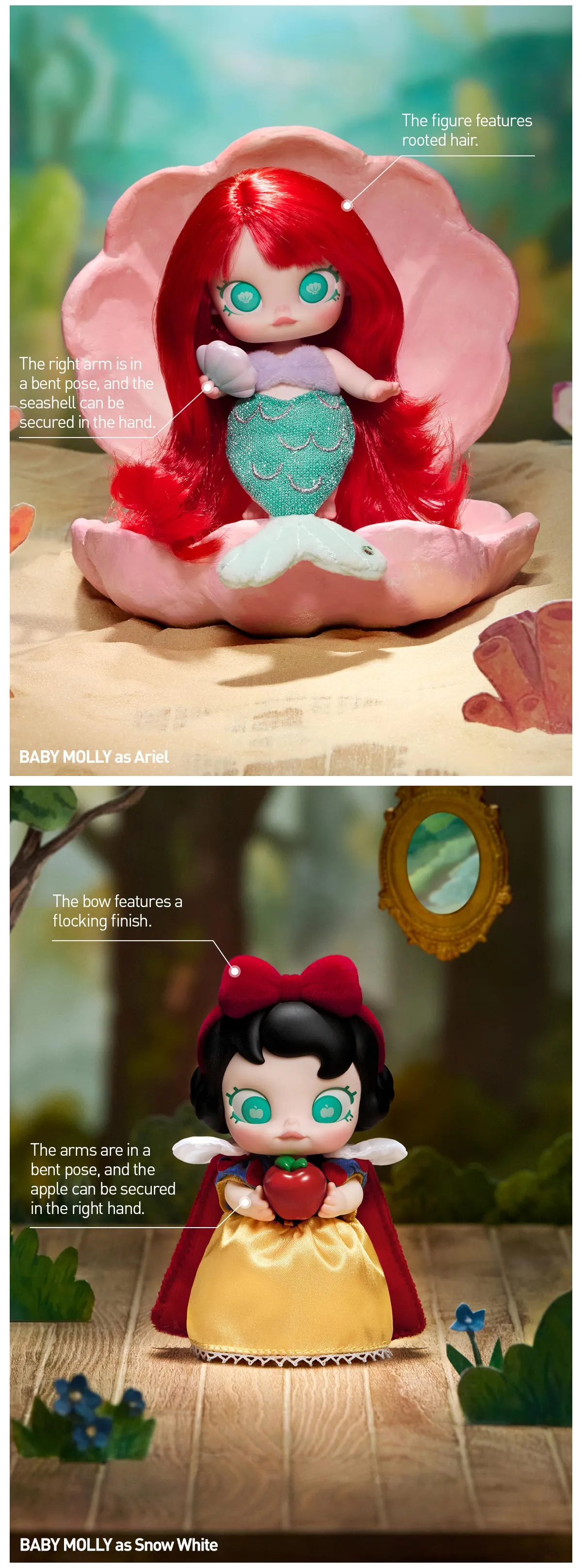 BABY MOLLY Disney Princess Series MINI Action Figure